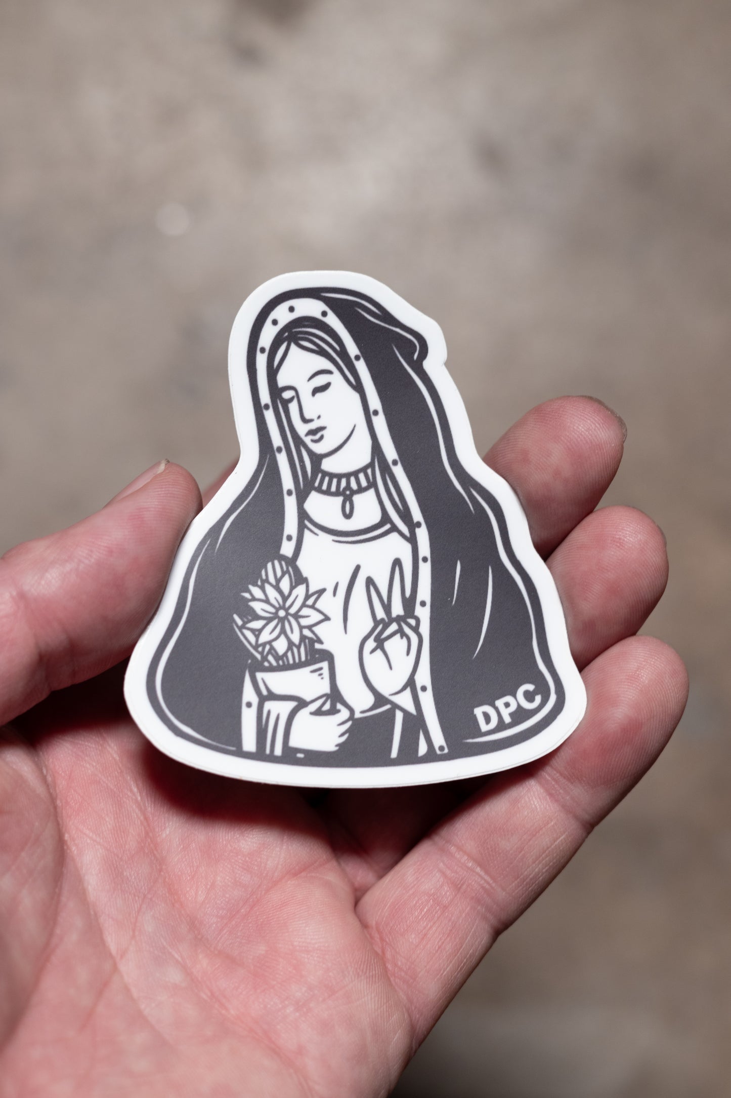 DPC Logo Die Cut Sticker - Patron Saint of Plants