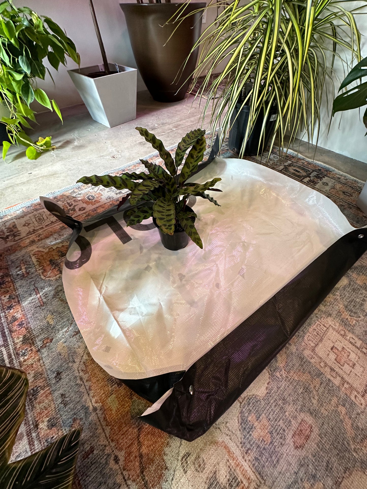 Handmade, Upcycled Repotting Mat