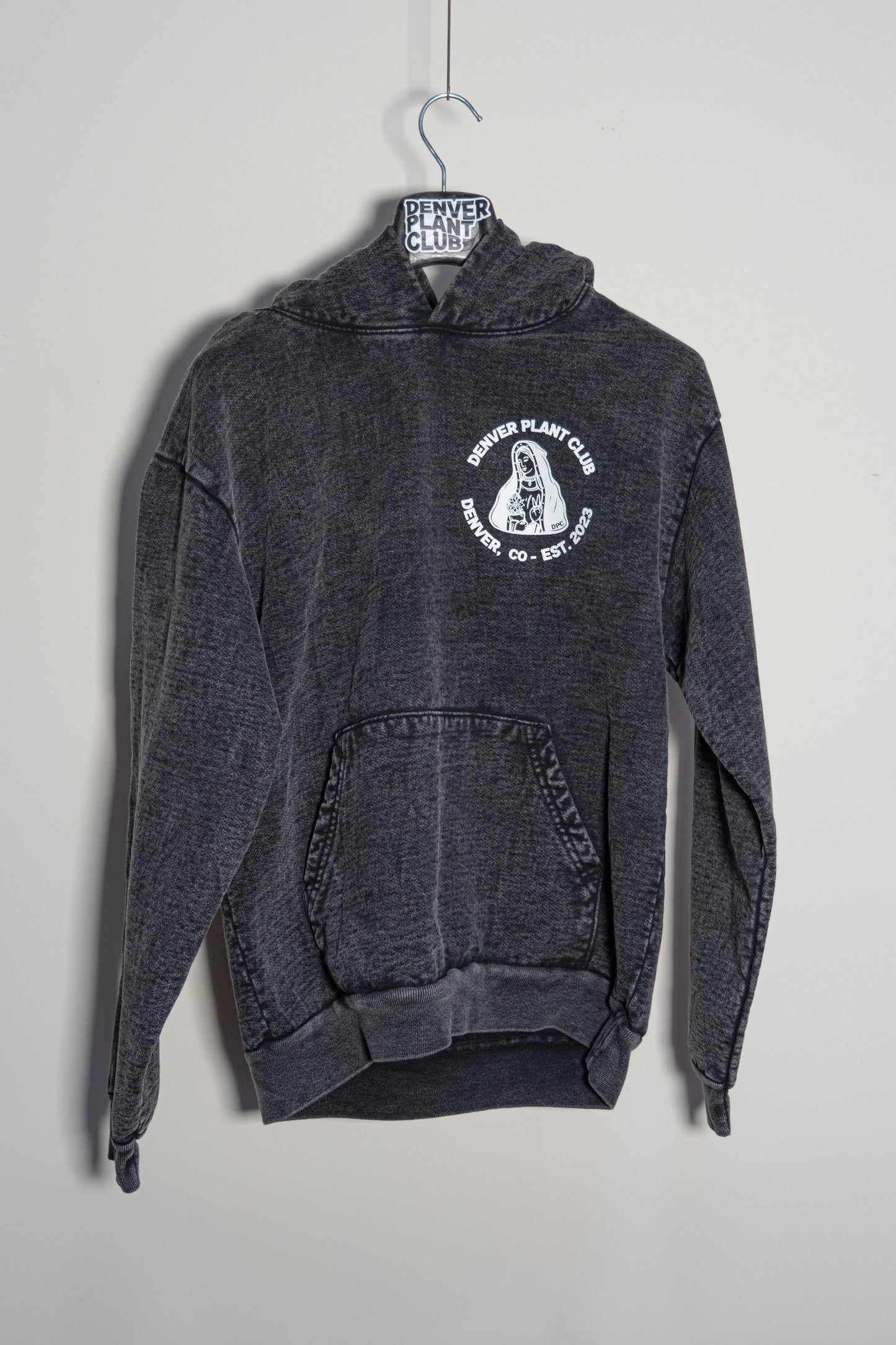 Carbon Black Heavy Weight 14oz Hoodie - PREAM